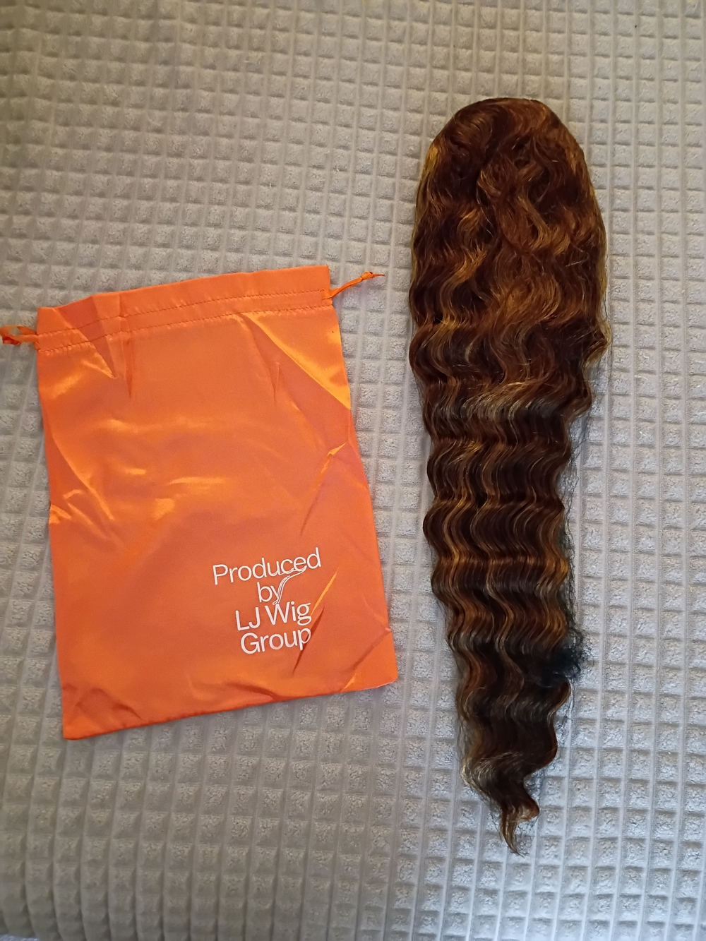 22" Honey Blonde Human Hair HD Lace Front Deep Wave Wig NWT